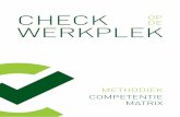 CHECK DE OP WERKPLEK - Syntra Vlaanderen · sheet (Excel). De ervaring leert ons dat een dergelijk rekenblad zich goed leent voor selecties en filtering en bovendien vlot bruikbaar