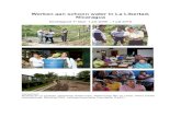 Werken aan schoon water in La Libertad, Nicaragua · Werken aan schoon water in La Libertad, Nicaragua Eindrapport 1 e fase: 1 juli 2009 – 1 juli 2010 Consortium: Alcaldía de La