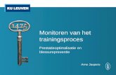 Monitoren van het trainingsproces - Sport Vlaanderen · Introductie • MSc in de bewegingswetenschappen (KU Leuven) o Specialisatie T&C Triatlon • MSc in de revalidatiewetenschappen