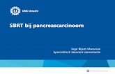 SBRT bij pancreascarcinoom · Veiligheid • Toxiciteit graad ≥3 binnen 3 maanden volgens CTCAE v 4.0 Secondaire eindpunten: • Technische haalbaarheid • Respons • Quality