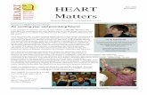 HEART Fall 2006 Matters ... live online auction to benefit our programs. Visit anytime between the auction