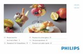 HR2305 HR2304 - Philips · PDF file 7.0.2 Coupe Dame Blanche 8 7.0.3 Strawberry ice cream 8 7.0.4 Coupe Ambrosia 9 7.0.5 Banana ice cream 9 7.0.6 Coupe Melanie 9 7.0.7 Fruit yogurt