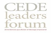 CEDE leaders forum€¦ · Edición: Fundación CEDE-Confederación Española de Directivos y Ejecutivos Texto: Alfons Cornella (infonomia.com) Diseño: Curro Astorza (astorza.net)