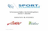 Vierjaarlijks beleidsplan 2017-2020 KAVVV & FEDES · Vierjaarlijks beleidsplan 2017-2020 / KAVVV & FEDES Pagina | 11 versie 31/08/2017 Hermans Jean Vrijwilliger Bestuurslid Atletiek