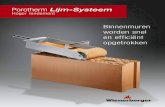 Porotherm Lijm-Systeem - Wienerberger · POROTHERM Lijm-Systeem 5 + Hoog rendement • Door de grotere lengte (tot 500 mm) en hoogte (tot 249 mm) van de lijmstenen en het tand-en-groef-systeem