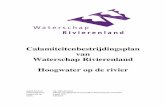 Calamiteitenbestrijdingsplan van Waterschap …...26 Keersluis Heusdensch kanaal 37 met 24 1 / 2.000 jaar 13 Afsluitdijk Andel met Wilhelminasluis 38 met 24 1 / 2.000 jaar 12 Biesboschsluis