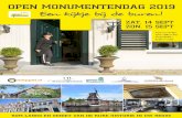 Een kijkje bij de buren! - Open Monumentendag · 2019-09-09 · De gemeenten Zwartewaterland, Steenwijkerland, Westerveld, Staphorst en Meppel bundelen dit jaar de informatie over