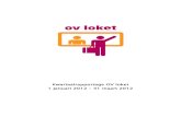 Kwartaalrapportage OV loket 1 januari 2012 31 maart 2012 2018-08-15آ  3 1. Voorwoord Het eerste kwartaal
