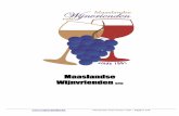 Wie zijn de Maaslandse Wijnvrienden 2018-2019.pdf · Een greep uit de reeds in het verleden aangesneden onderwerpen : Domeinen en Châteaux : Château Margaux ... wijnen, eventueel