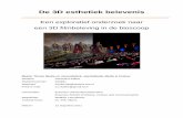 De 3D esthetiek belevenis D.N.pdf · 2016-03-10 · De 3D esthetiek belevenis Pagina 2 van 122 VOORWOORD Na het schakelprogramma van Algemene Cultuurwetenschappen in twee jaar te