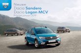 Nieuwe Dacia Sandero Dacia Logan MCV - Van Mossel...Dacia Logan MCV Prijslijst januari 2019 1 Bij activering van de ECO- modus worden de prestaties van de auto geoptimaliseerd, de
