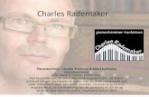 Portofolio Charles Rademaker · ieder instrument weer een ander karakter. Zo moet je je kunnen verplaatsen in de klankbeleving van de pianist(e) en dit terug vertalen naar het instrument,