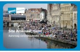 Site Arsenaal, Gent - Vlaanderen€¦ · Site Arsenaal, Gent “… projecten die inzetten op stedelijk wonen en stedelijke bedrijvigheid, plaats maken voor nieuwe collectieve duurzaamheidsarrangementen,