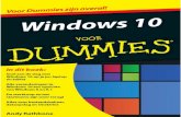 Windows 10 voor Dummies - Computer club Zuidoost · Vensters naar de taakbalk verkleinen en weer terughalen Tussen verschillende taken schakelen met Jump Lists De gevoelige plekjes