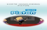 KORTE HANDLEIDING PIXTON - UCLL digitale stripverhalen... Ga naar WWW.   2. Kies rechtsboven