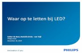 Waar op te letten bij LED?...Ervaringen van IDC naar praktijk . 2 December 10, 2014 Philips Horti Agenda •LED in chrysant, samenvattend de proeven van afgelopen 3 jaar •LED proef