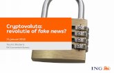 Cryptovaluta: revolutie of fake news...alle partijen een kopie van de database in hun bezit. Het blockchain-protocol zorgt dat deze kopieën identiek blijven. Ook moet in het netwerk