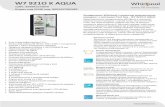 W7 921O K AQUA - Whirlpool EMEA · 2020-04-28 · • 2 ящик/ ящики • 1 ... Основний колір продукту Чорний Потужність електричного