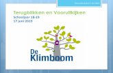 Terugblikken en Vooruitkijken - kindcentrumdeklimboom.nl · Groep 1-2-3 (23 lln) Marlous van Schijndel + 5 ochtenden ondersteuning: Mariëlle Nooyen of Marion Derks Groep 4-5 (25