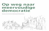 Op weg naar meervoudige democratie...Nederland kent een lange traditie van maatschappelijke democratie die naast de politieke democratie staat en er vaak een vruchtbare inbedding voor