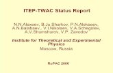 N.N.Alexeev, B.Ju.Sharkov, P.N.Alekseev, A.N.Balabaev,. V.I.Nikolaev… · A.N.Balabaev,. V.I.Nikolaev, V.A.Schegolev, A.V.Shumshurov, V.P. Zavodov Institute for Theoretical and Experimental