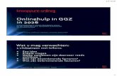 Onlinehulp in GGZ in 2026 - Zorgnet-Icuro · 2016-06-03 · 3-6-2016 3 Onlinehulp in GGZ in 2026 - Open minds congres Zorgnet-Icuro - 26 mei 2016 5 Peter heeft al enkele weken last