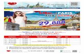 ไปซคะ..PARIS FRANCE 5D3N ทัวร์ฝรั่งเศส ... · 2019-09-28 · 1 code: wy112 ไปซิคะ.. paris france 5d3n ไปซคะ.. ิ. paris