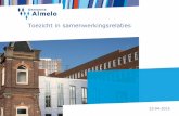 Toezicht in samenwerkingsrelaties - · PDF file Aanleiding voor presentatie: Toezichtkamer in Almelo? Verkenning begrip toezicht Controle en toezicht + rol gemeenteraad Governance