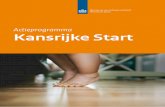 Actieprogramma Kansrijke Start - Opvoedinformatie.nl...De eerste 1000 dagen blijken dus niet alleen bepalend voor een gezonde groei en ontwikkeling in de buik,11 maar ook voor de kansen