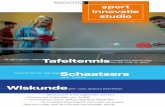 Tafeltennis Schaatsers - Sportinnovatie.studio · 2019-05-19 · Voor je ligt de eerste editie van het Sportinnovatie Magazine. Het is een uitgave van de Sportinnovatiestudio, die