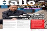Hallo Van der Pek - assets.amsterdam.nl · Berichten uit de buurt Schuldhulpmaatjes Plus De Schuldhulpmaatjes Plus werken vanuit het project ‘Vinden en verbinden’. Dat is gekoppeld