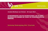 Workshop Onderwijsdag 2012 Enschede...Wet OKE = OK? Ontwikkelingskansen door Kwaliteit en Educatie • Per 1 augustus 2010 • Versterking regierol gemeente • Bindende afspraken