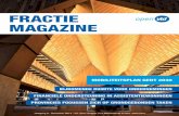 Fractie Magazine - Open Vld Gent · pistes om de kosten te drukken. Ook crowdfunding kan voor bepaalde delen van het asiel een oplossing bieden. Al een hele poos kaart ik de moeilijke