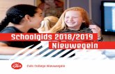 Schoolgids 2018/2019 Nieuwegein - Cals College · Er is dus genoeg uitdaging, voor leerlingen en medewerkers om met frisse zin te beginnen aan dit 45e schooljaar! drs. J.M. Kwaaitaal