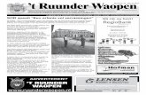 ’t Ruunder Waopen€¦ · RUINEN - De Stichting Promotie Ruinen organiseerde 10 juni jl. de 7e Ruiner Scheper-wandeltocht. Het start- en finishbureau was in Hotel Kuik aan de Brink