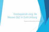 Overlappende zorg: De Nieuwe GGZ in Zuid-Limburg · Programma Indicatiestelling: De Nieuwe GGZ. Bart Bongers (ZIO) - Guus Schrijvers Academie, 13 juni 2019 2. Programma