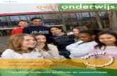 Openbaar onderwijs: profileren en communiceren · VO-Fietsroute voor aspirant-brugklassers Voor toekomstige brugklassers uit Zwolle en omge-ving is een speciale fietsroute uitgebracht.