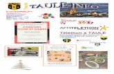 Téléthon à TAULÉ - Commune Taulécommune-taule.fr/wp-content/uploads/2019/11/taule... · l’année grâce à différentes actions et manifestations. Cette année encore les ventes