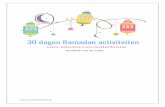 Asalaam alaikum,...2017/05/30  · Asalaam alaikum, Voor je ligt het handboek met 30 activiteiten die je gedurende de maand Ramadan kunt ondernemen met je kinderen. De activiteiten