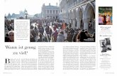 Foto: Giuliano Koren / Corbis Wann ist genug zu viel? · 2014-08-04 · 10 Millionen Besucher jährlich kann die kata-lanische Stadt am Mittelmeer verbu-chen, um ein Vielfaches mehr