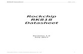 Rockchip RK818 Datasheet datasheet V1.0.pdf · 2018-10-21 · 2015-5-12 0.3 Update 2015-3-10 0.1 Initial release. ... (CC)/constant voltage (CV) charging, charging termination, charging