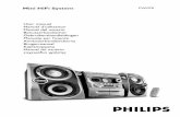 Mini HiFi System FWM70 - Philips · 2005-05-30 · 2 Important notes for users in the U.K. Mains plug This apparatus is fitted with an approved 13 Amp plug. To change a fuse in this