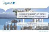 Succesvol toepassen van digitale technieken in …seminars.amccentre.nl/pdf/Seminar_2017/Presentaties/Cap...Succesvol toepassen van digitale technieken in Asset Management AMC, November