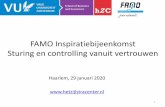 FAMO Inspiratiebijeenkomst Sturing en controlling vanuit ... Sturing... · •Generiek planning & control kader •Principaal-agentmodel •New Public Management 5. Planning & Control