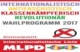 INTERNATIONALISTISCH ANTIFASCHISTISCH … · 2020-05-14 · Die Marxistisch-Leninistische Partei Deutschlands (MLPD) hat als eine der Initiatorinnen des INTERNATIONALIS-TISCHEN BÜNDNIS
