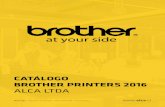 CATÁLOGO BROTHER PRINTERS 2016 - Alca.clBrother DCP-1617NW Impresión láser negro, copia, escaneado. Multifuncional láser monocromático confiable y de precio económico, ideal