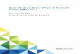 Guía de usuario de VMware Horizon Client para Linux ... · PDF file para Linux Este documento, Guía de usuario de VMware Horizon Client para Linux, explica cómo usar VMware Horizon®Client™