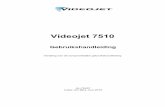 75457-AC Manual Videojet 7510 NL · In de omvang van de levering is geen afscherming begrepen! WAARSCHUWING De stralingsdichtheid van de behuizing moet ook worden gewaarborgd zonder