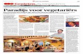 Restaurant Tarbouch: een stukje Libanon aan de Schelde ...culinairewandelingen.be/pdf/paradijs-071111.pdf · Ook Antwerpen kan exotisch zijn, niet in het minst op culinair vlak. Omdat