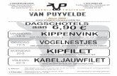 KIPPENVINK KALKOENGEBRAAD · 2020-04-30 · 2050 Antwerpen Tel. 03/219 07 30 2000 Antwerpen 03/284 20 20 MAANDAG 25-5 DINSDAG 26-5 WOENSDAG 27-5 en witte wijnsaus TAGLIATELLI MET